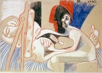 El artista y su modelo L artista et son modele 8 1970 cubista Pablo Picasso Pinturas al óleo